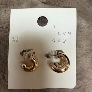 Target Gold-Tone Hoop Earrings